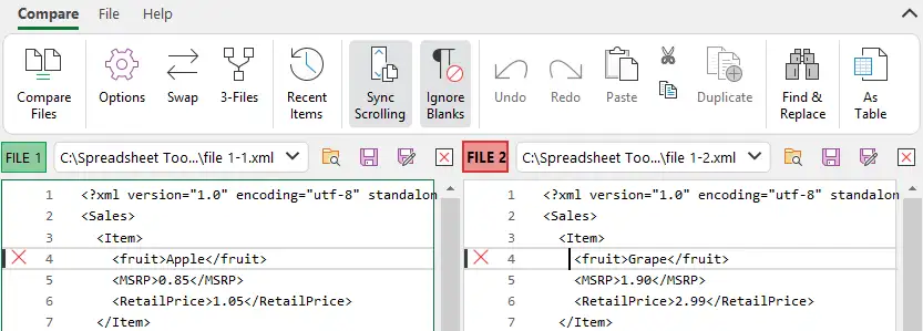 View XML document as plain text